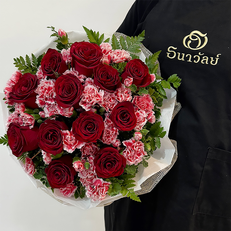 ช่อกุหลาบแดง