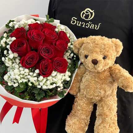 ช่อกุหลาบแดง