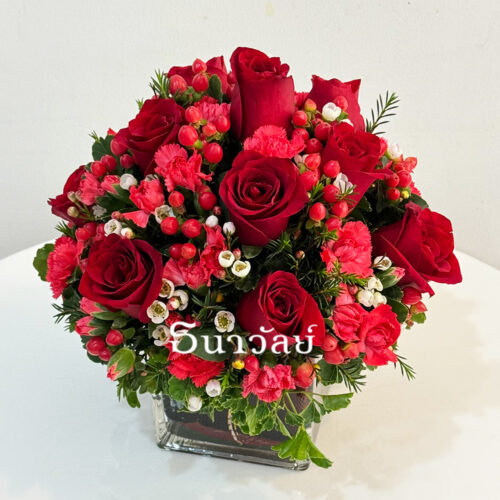 Cupid's roses (12 Red roses) - ร้านดอกไม้ ธนาวัลย์ florist in Bangkok ...