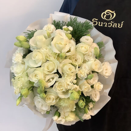 ช่อดอกไม้White