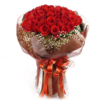 Bouquet of 36 red roses